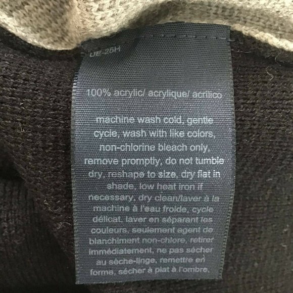 Tommy Hilfiger Women's Gray Black Stripes Textured Logo Hoodie Sweatshirt Size L - Picture 5 of 11